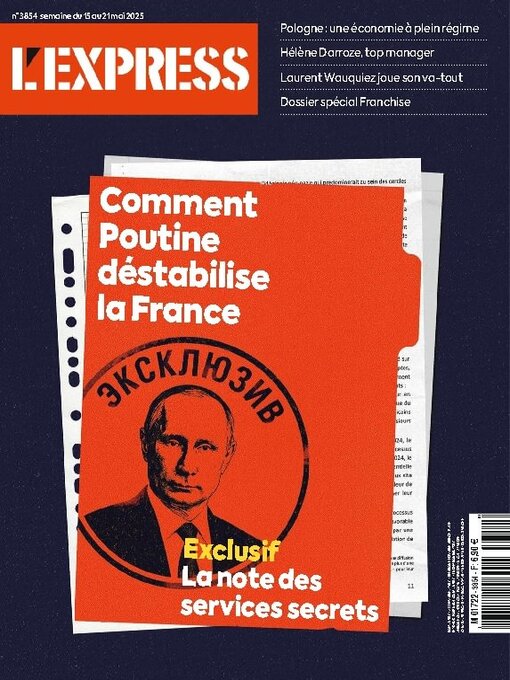 Title details for L'Express by Groupe Express Roularta - Available